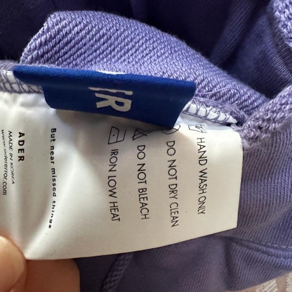Ader error sweatpants purple never used - Picture 5 of 8